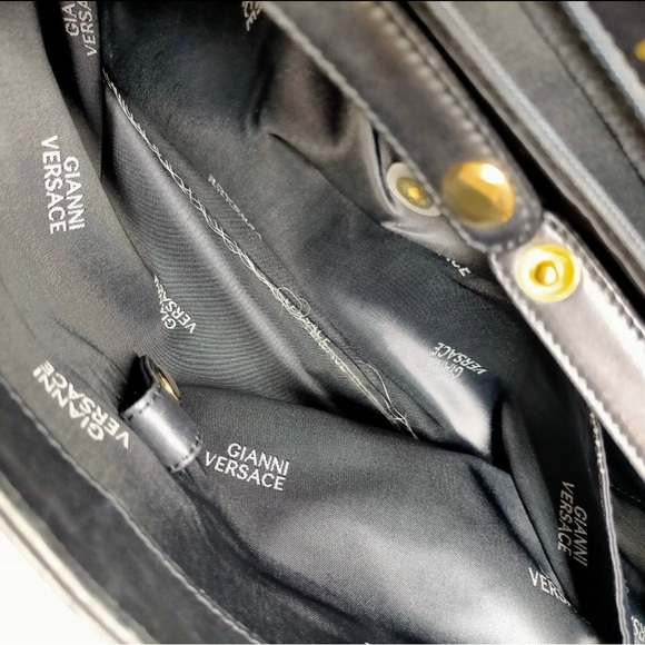 Gianni Versace Lamb Skin Medusa Bag - Picture 2 of 9